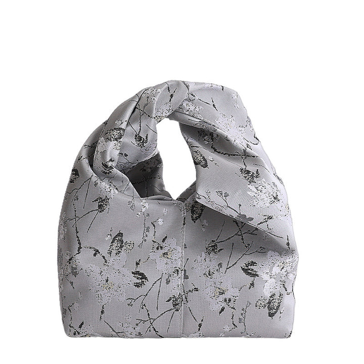 Damen Hobo-Tasche aus luxuriösem, blütenverziertem Stoff Nord Taschen