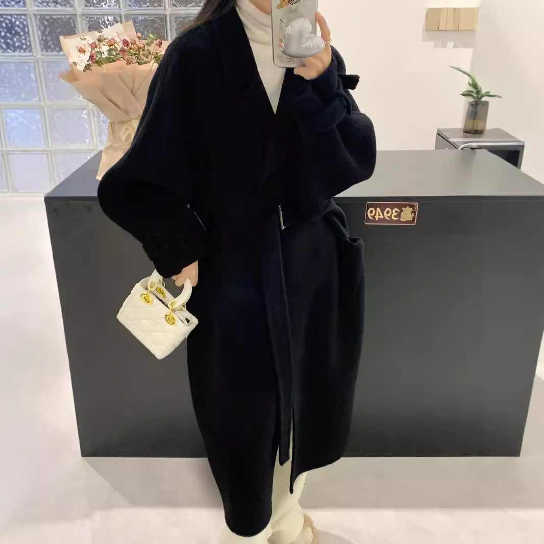 Damen Oversize-Mantel mit tiefsitzender Schulter und langer Silhouette Nord Taschen