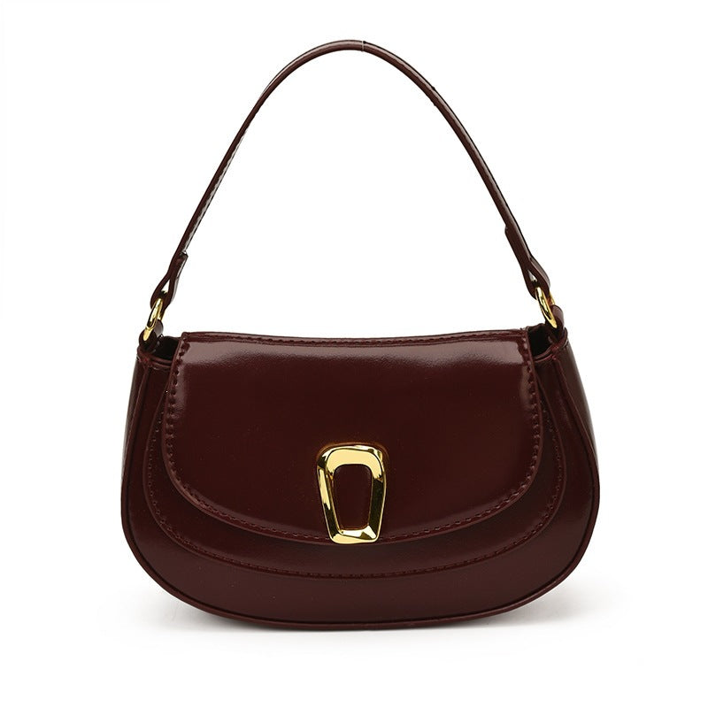 Damen Schultertasche mit elegantem Kettenverschluss und modischer Form Nord Taschen