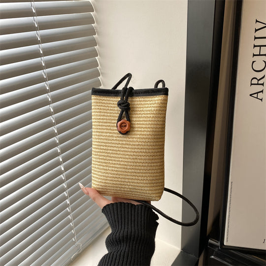 Damen praktische Wickeltasche mit elegantem Kordelzug Nord Taschen