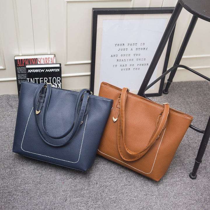 Damen elegante Tragetasche mit strukturiertem Kunstleder und modischem Stil Nord Taschen