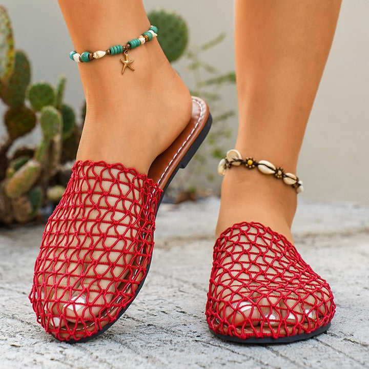 Damen Atmungsaktive und flexible Freizeit-Slipper