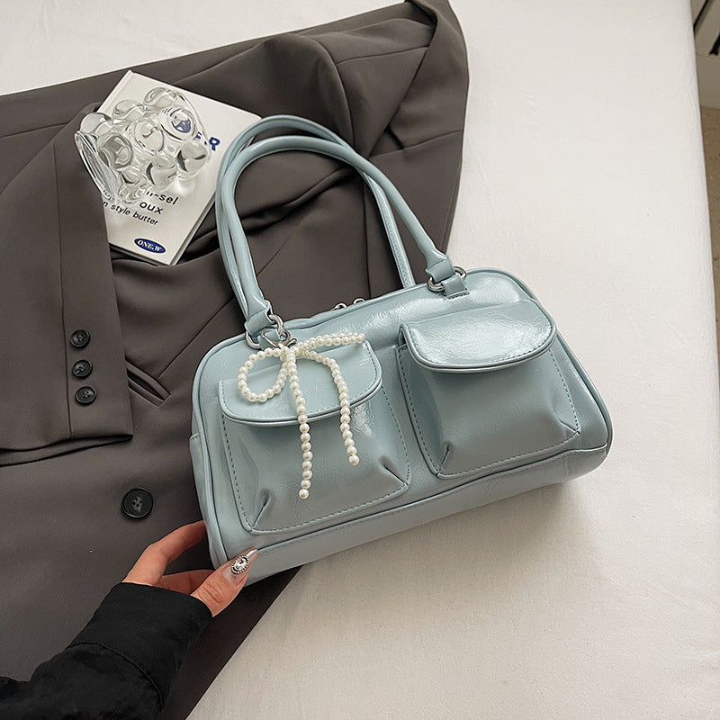 Damen Handtasche mit eleganten Perlendetails Nord Taschen