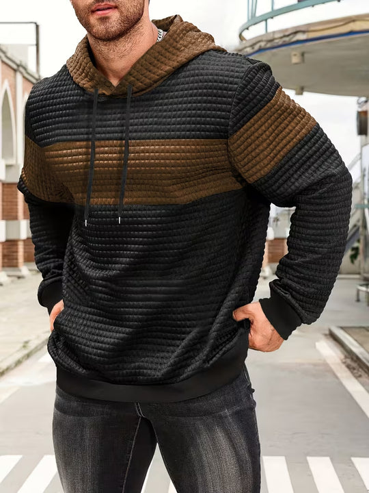 Herren Urbaner Kapuzenpullover mit innovativer Struktur Nord Taschen