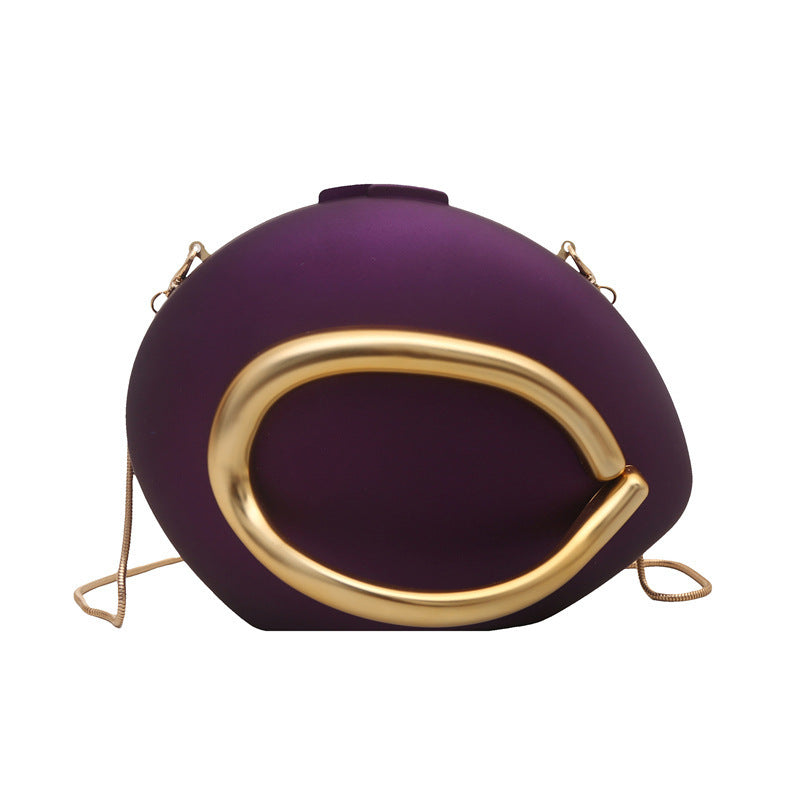 Damen Clutch Tasche mit elegantem Goldakzent Nord Taschen