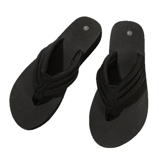 Damen Komfortable Zehentrenner-Sandalen mit gepolstertem Fußbett