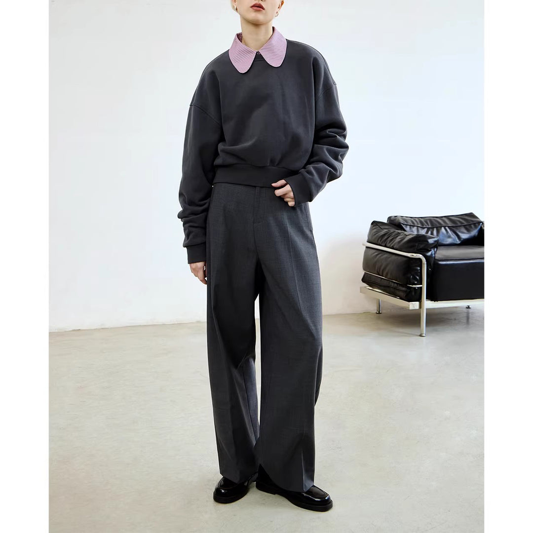 Damen Modische High-Waist Palazzo-Hose Nord Taschen