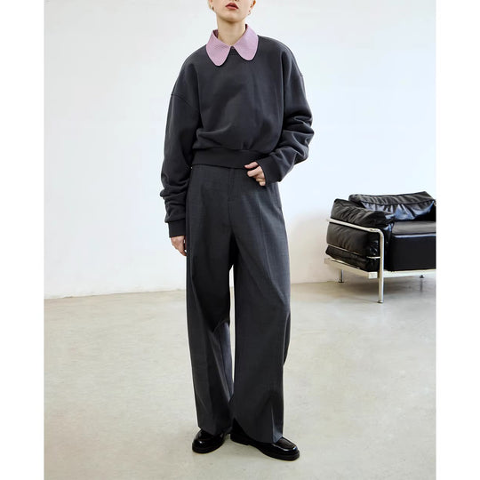 Damen Modische High-Waist Palazzo-Hose Nord Taschen