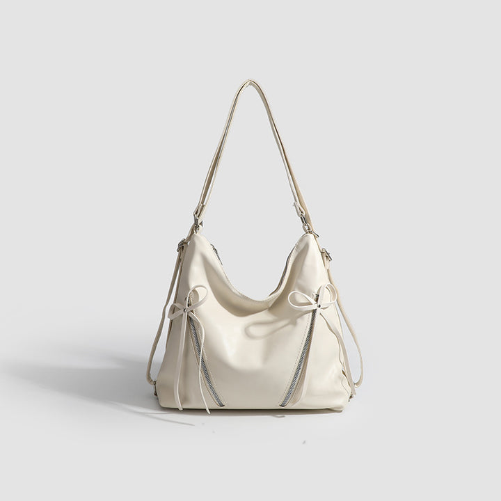 Damen Hobo-Tasche mit raffinierten Kordelzügen und eleganten Reißverschlussdetails Nord Taschen