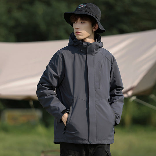 Damen Trekking-Softshell-Parka mit zweilagiger Membran, verschweißten Nähten und verstellbarer Kapuze Nord Taschen