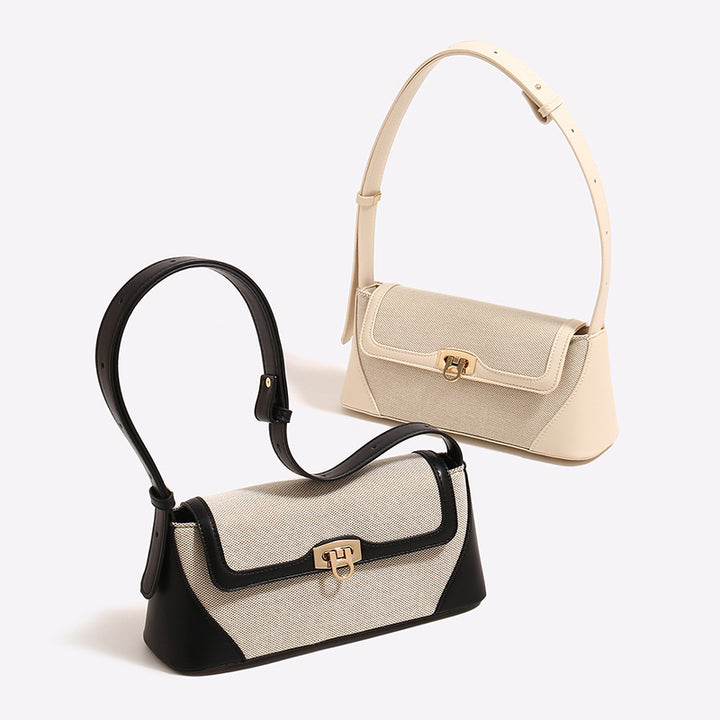 Damen Umhängetasche mit eleganter Faltentechnik und hochwertigem Kunstleder Nord Taschen