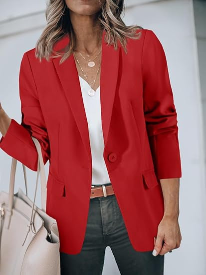 Damen Modischer Blazer mit elegantem Schnitt Nord Taschen