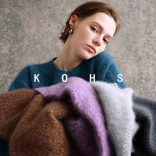 Damen Oversize Mohair-Optik Pullover mit Rundhalsausschnitt Nord Taschen