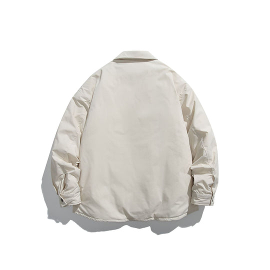 Unisex Wattierte Coach-Jacke mit Karofutter und Druckknopfleiste Nord Taschen