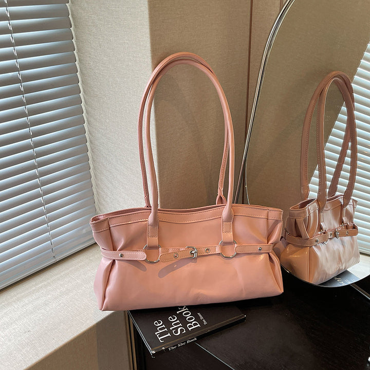 Damen elegante Handtasche mit praktischem Reißverschluss Nord Taschen