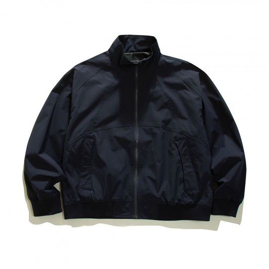 Herren Leichte Boxy-Trainingsjacke mit Stehkragen, Raglanärmeln und geripptem Saum Nord Taschen