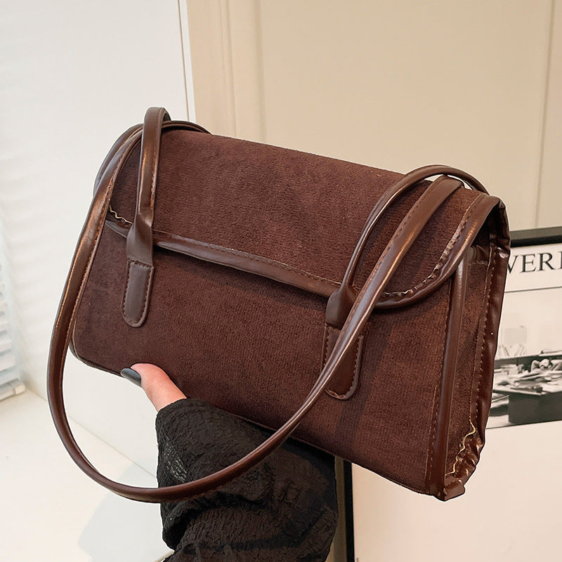 Damen modische Umhängetasche aus strukturiertem Material Nord Taschen