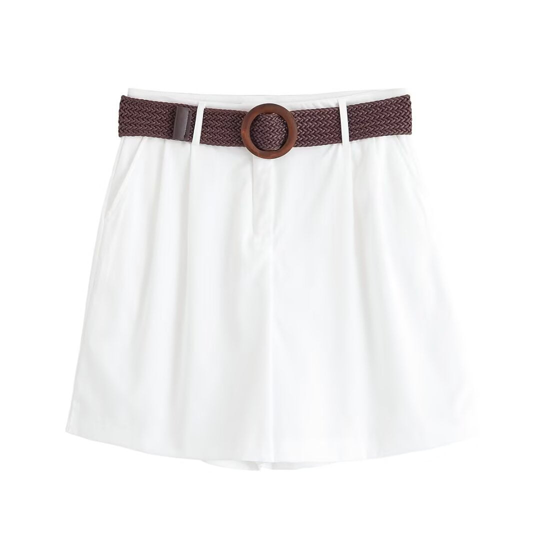 Damen Oversize-Hemdbluse mit dreiviertel-Ärmeln und Manschetten Nord Taschen