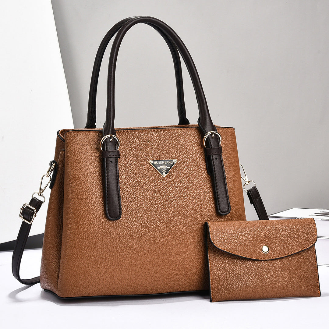 Damen klassische Handtasche mit abnehmbarer Clutch Nord Taschen