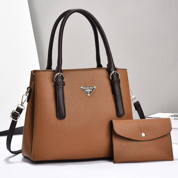 Damen klassische Handtasche mit abnehmbarer Clutch Nord Taschen