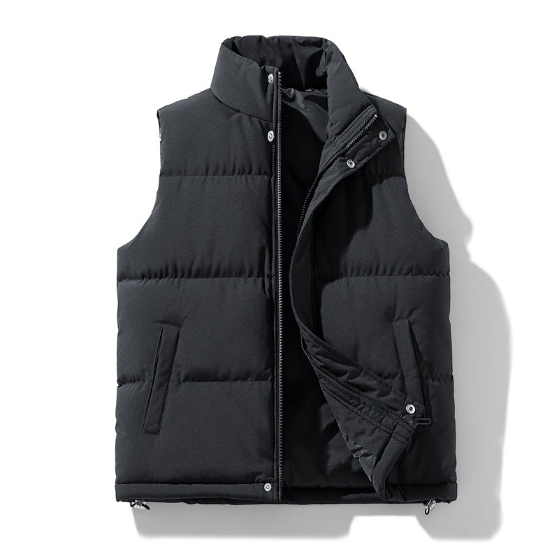 Herren Isolierende Outdoor-Steppweste mit hohem Kragen, 2‑Wege‑Reißverschluss & verdeckten Eingrifftaschen Nord Taschen