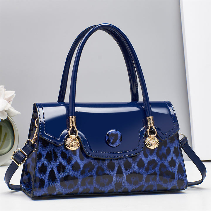 Damen elegante Handtasche im modernen Leo-Design Nord Taschen