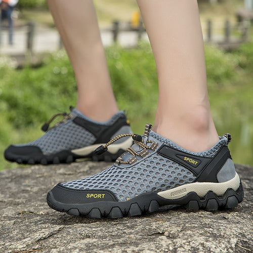 Herren Atmungsaktive Outdoor-Sneaker mit Anti-Rutsch-Sohle Nord Taschen