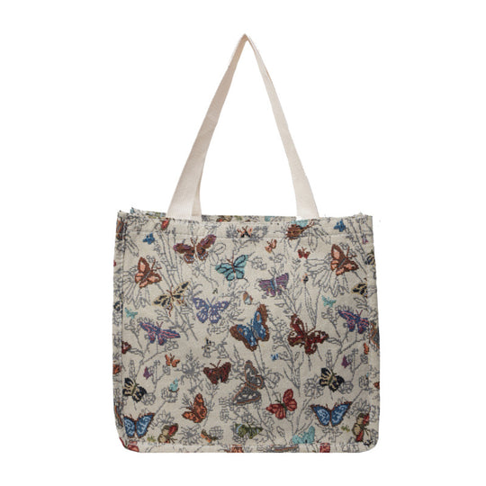 Damen Tragetasche mit floralem Motiv und robusten Griffen Nord Taschen