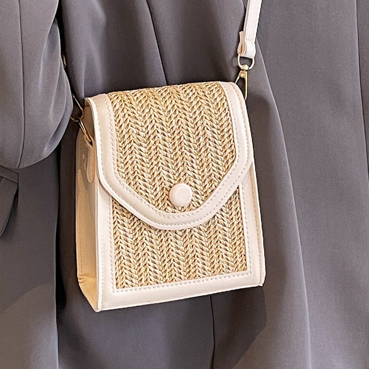 Damen Umhängetasche mit elegantem geflochtenem Design Nord Taschen