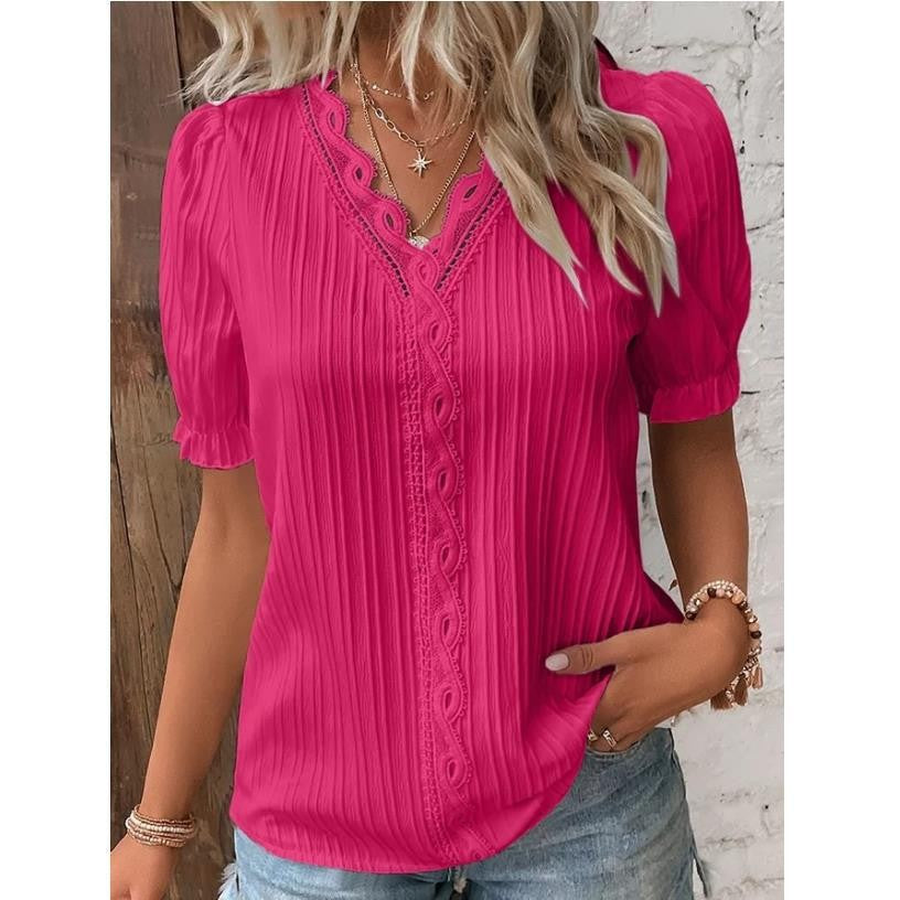 Damen Bluse mit raffiniertem Rüschendetail