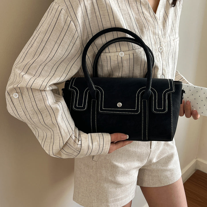 Damen Schultertasche mit strukturiertem Design und abnehmbaren Riemen Nord Taschen