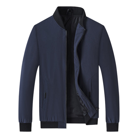 Herren Modische Übergangsjacke mit elastischen Bündchen Nord Taschen