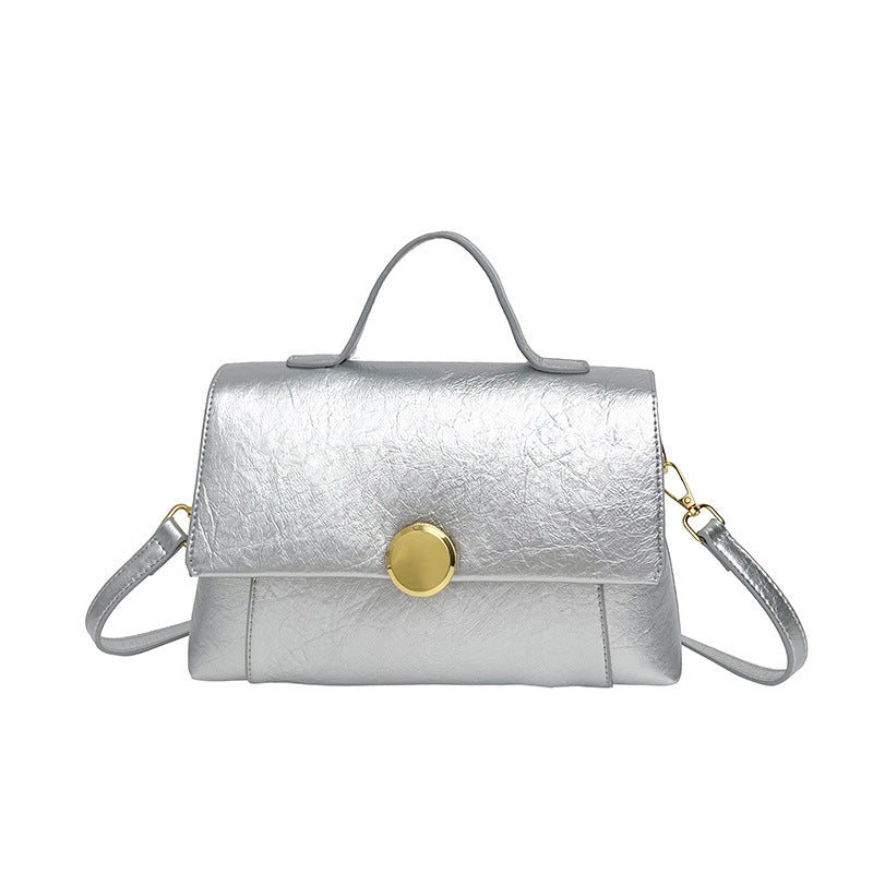 Damen elegante Handtasche mit praktischem Klappverschluss Nord Taschen
