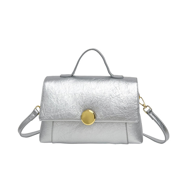 Damen elegante Handtasche mit praktischem Klappverschluss Nord Taschen