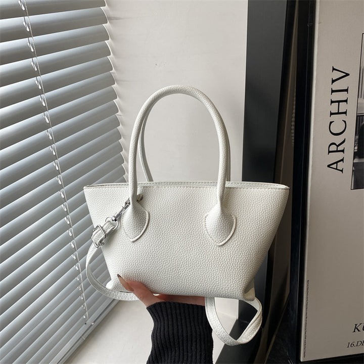 Damen Handtasche mit strukturiertem Kunstleder und abnehmbarem Schulterriemen Nord Taschen