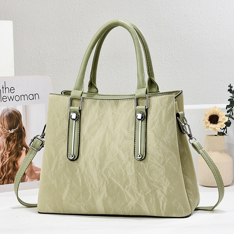 Damen Handtasche mit strukturiertem Obermaterial und abnehmbarem Schulterriemen Nord Taschen
