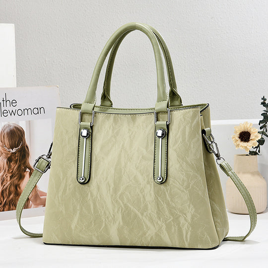 Damen Handtasche mit strukturiertem Obermaterial und abnehmbarem Schulterriemen Nord Taschen