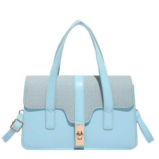 Damen elegante Handtasche mit verspiegeltem Verschluss Nord Taschen