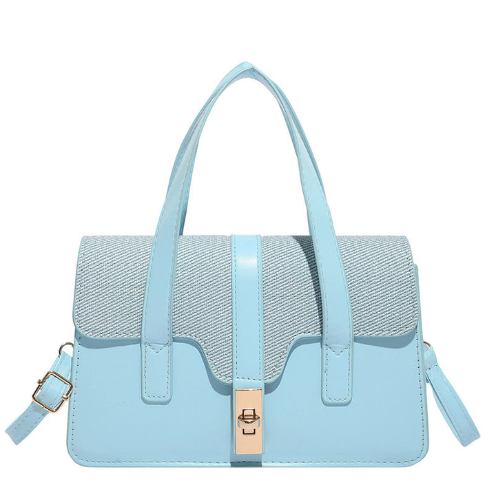 Damen elegante Handtasche mit verspiegeltem Verschluss Nord Taschen
