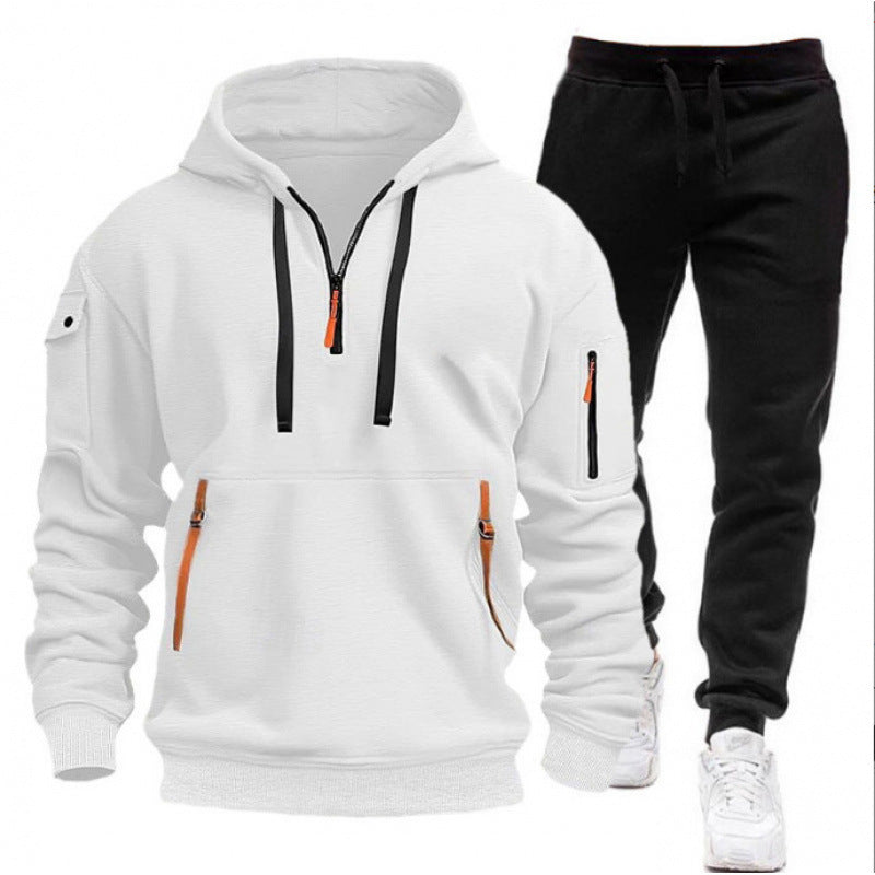 Damen Sportlicher Freizeitanzug mit innovativem Kapuzenpullover Nord Taschen