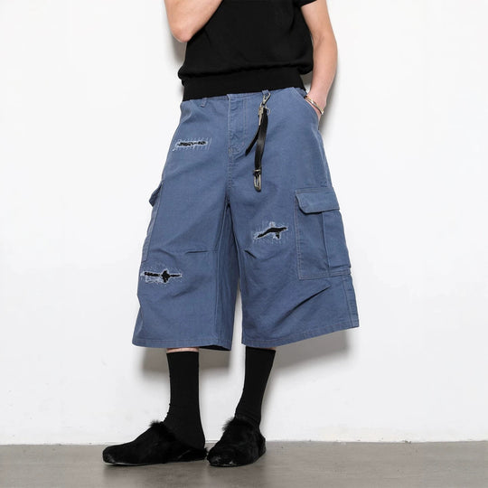 Herren Modische Cargo-Shorts mit weitem Schnitt und praktischen Taschen Nord Taschen