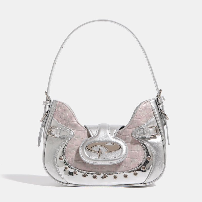 Damen Designer Umhängetasche mit luxuriösem Metallic-Finish Nord Taschen