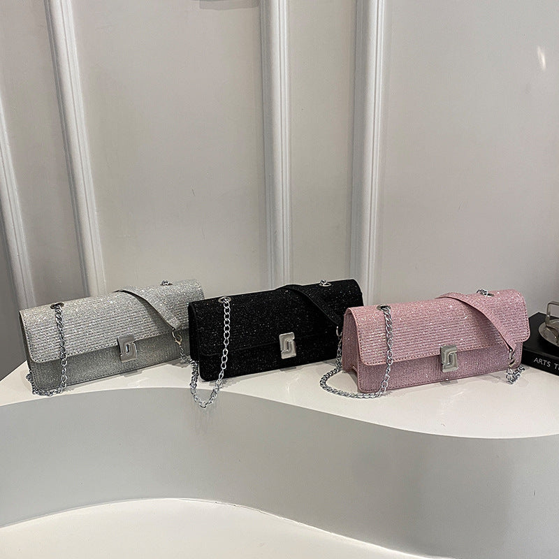Damen elegante Clutch-Tasche mit funkelndem Obermaterial Nord Taschen