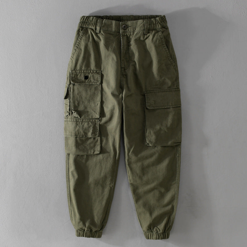 Herren Utility-Cargo-Jogger mit verstärkten Beintaschen und elastischem Knöchelbund Nord Taschen
