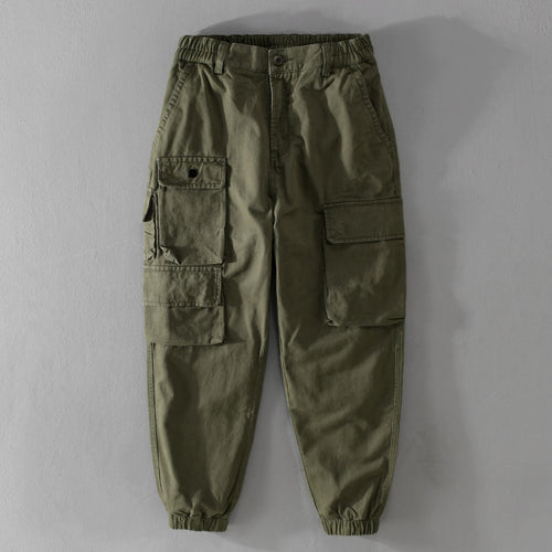 Herren Utility-Cargo-Jogger mit verstärkten Beintaschen und elastischem Knöchelbund Nord Taschen