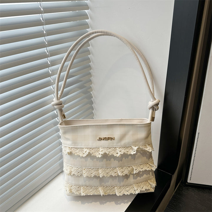 Damen kreative Umhängetasche mit Rüschendetails Nord Taschen