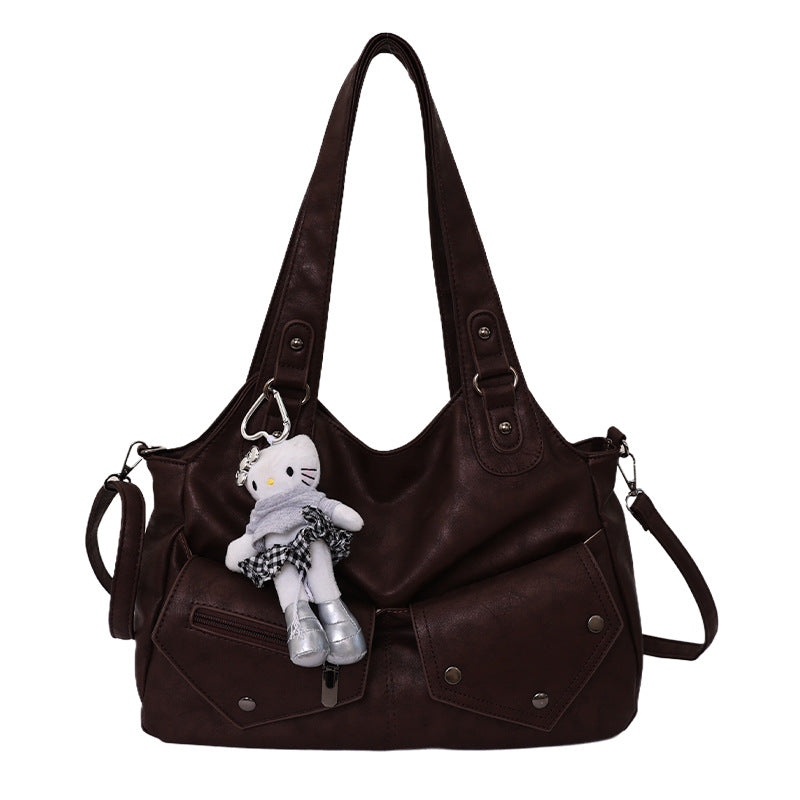 Damen modische Handtasche mit praktischem und verspieltem Anhänger Nord Taschen