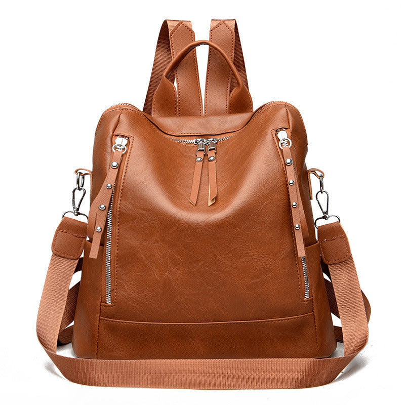 Damen stylischer Rucksack mit multifunktionalen Reißverschlüssen Nord Taschen
