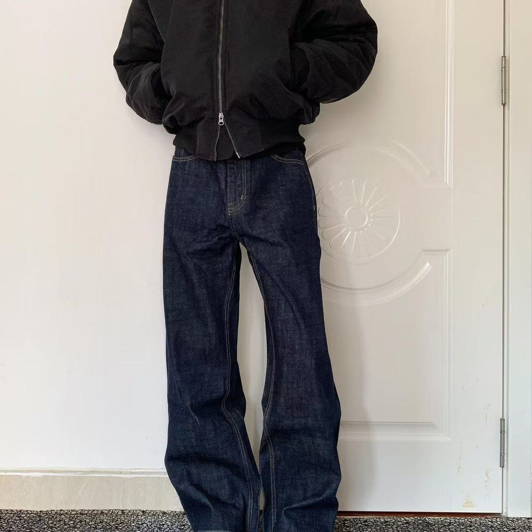 Damen Modische Weitgeschnittene Jeans Nord Taschen