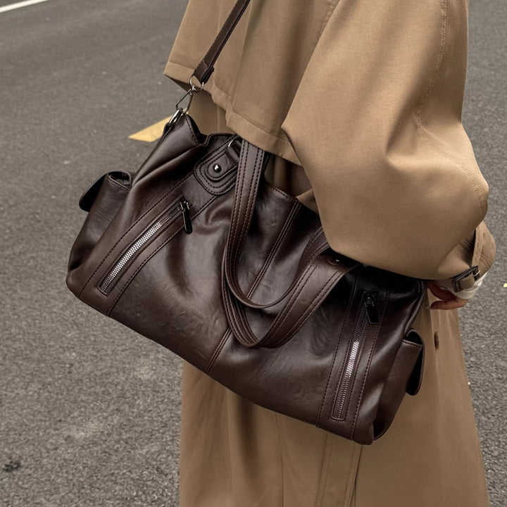 Damen Hobo-Tasche mit eleganten Reißverschlussdetails und großzügigem Innenraum Nord Taschen